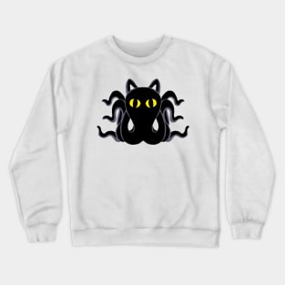 OctoPuss - octopus pussy cat surealisme Crewneck Sweatshirt